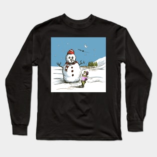 The snowman Long Sleeve T-Shirt